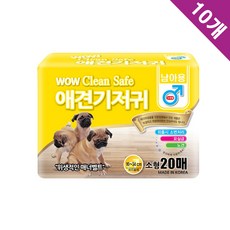  펠릭스펫 와우 수컷 강아지 기저귀 소형 20매 x10세트 애견매너벨트, ea 