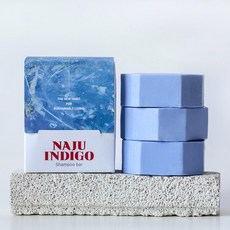 호호히 호호히 고체샴푸 나주 인디고 지성두피 샴푸비누 트리오 100g 3개입