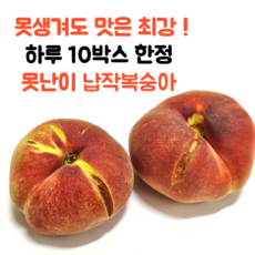 [소진임박] 납작복숭아 거반도 납작 복숭아, 1개, 1kg