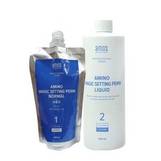 아모스 아미노 매직셋팅펌 노멀 400ml+리퀴드 500ml, 1개