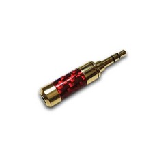 혼케이블 무저항잭 저항잭 이어폰 y잭 AUX 케이블 단자 헤드폰 2pc 3.5mm 오디오 커넥터 3 극 스테레오 diy 어댑터 잭 3.5 남성 플러그 어댑터 금도금 aux, 빨간색, 200개