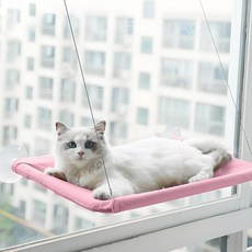 매달린 고양이 해먹 고밀도 무취 천 소재 탈착식 세척 사계절 둥, 1개, 2.Pink