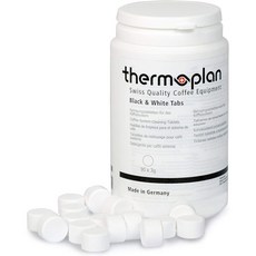 Marke Thermoplan 완전 자동 커피 머신용 Cleaning 태블릿 | 3g BlackWhite CT CTM CTMF5 Easyline Barbeanie ONE Sma, 1개