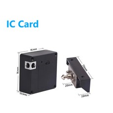 열쇠가없는 보이지 않는 서랍 자물쇠 지적인 IC 카드 TTLo APP 내각 로커 똑똑한 전자 가구를 자물쇠로여십시오 나무로되는, IC Card, 1개