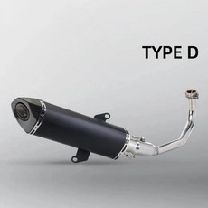 혼다 FORZA350 350 용 풀 시스템 오토바이 배기 수정 이스케이프 모토 바이크 소음기 DB 킬러 머플러 프론