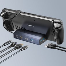 Steam deck 스팀덱 6in1 충전 독 스테이션 USB 고속충전 HDMI 지원