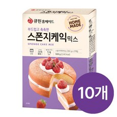 큐원 스폰지케익믹스 10개입 한박스 오븐용, 단품, 5kg, 1세트