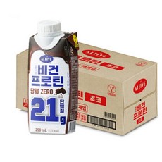 CJ제일제당 얼티브 비건프로틴 초코 250ml 18개