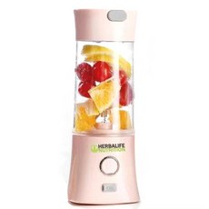 물통 물병 Herbalife Fit 충전식 USB 블렌더 믹서 레몬 주스 컵 감귤류 스무디 주스 추출기 주스 추출기 물 캠핑, 분홍