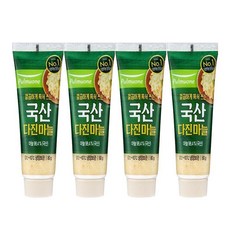 (냉장)[풀무원]튜브다진마늘80g, 4개, 80g