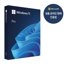 [정품인증점] MS윈도우11 프로 Windows Pro FPP 윈도우 11 프로 (FPP/USB설치)