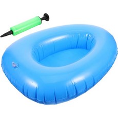 OHPCALL PVC puerpera 침대판 팽창식 임산부 플라스틱 시트 여행 캐치 소변 휴대용 변기 노인 임산부용 윤곽식 전용, 1개