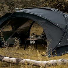 마운틴하이커 라운드 돔 텐트 리빙쉘 캠핑 쉘터, 베이지 SZK800