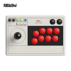8BITDO 얼티메이트 8Bitdo 아케이드 스틱 2.4G USB 유선 무선 블루투스 닌텐도 스위치 윈도우용, 없음, 1개