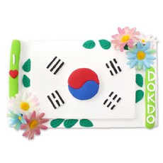 나라사랑 태극기 만들기(10인용) 우리나라국기 작품전시회 독도의날 한글날만들기 삼일절만들기 DIY 이지피아 유치원만들기 무궁화꽃 꾸미기재료 국기