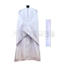 달가라 민 [도사도포] 3종 - 흰색 옥색 검정 대감 의대 신복 글문 신장 도사복, 옥검