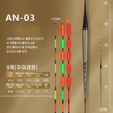 AN 갈대 스마트전자찌 소꼬즈리 내림찌 민물바닥 낚시 찌, 2개, AN-03 부력1.7g