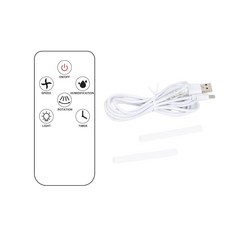 COOLECH 미니 휴대용 에어컨 리모컨 및 USB 케이블 및 교체 가능한 면봉 모델 M9용