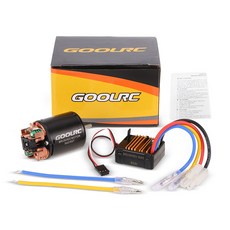 Goolrc 540 55 t 브러시 모터 60a esc 콤보 1/10 축 scx10 rc4wd d90 rc 크롤러 클라이밍 카|부품 & 액세서리|, 단일, 1개, 단일