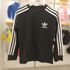 [아동]아디다스키즈 깔끔한 로고 면이라 좋은 삼선 긴팔티~~~