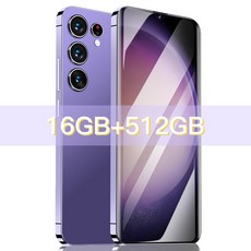 S23 울트라 스마트폰 잠금 해제 스마트폰 안드로이드 6800mAh 휴대폰 7.0 HD 스크린 휴대폰 5g 휴대폰 신제품 없음 2.Purple 16G512GB 상품 이미지