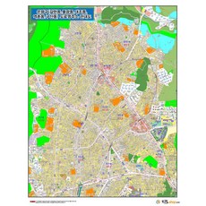 지도샵 서울시 은평구갈현동.불광동.대조동.역촌동.구산동 도로명주소 지도 100cm x 130cm