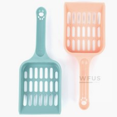 고양이 배변처리용 삽 배설물삽 애견똥삽 배변삽 용삽 고양이모래삽 모래주걱, 블루, 1개