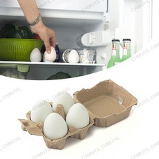 CHMUYIL 냄새먹는 달걀 규조토 에그 냉장고 냉동고 탈취 제습 흡수 4개