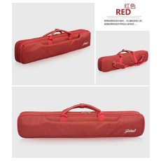 패브릭 당구채 큐대 하드 큐박스, 1개, 7개 세트 75cm 레드