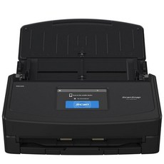  ScanSnap iX1600 무선 또는 USB 고속 클라우드 지원 문서 사진 및 영수증 스캐너 대형 터치 스크린 자동 공급기 맥 PC용 화이트, ScanSnap iX1600 Black Chromebo 