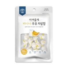 스마일하우스 2개바나나우유 치실껌 SS 7개입 343800, 스마일하우스 2개바나나우유 치실껌 SS 7개입 3438, 1개