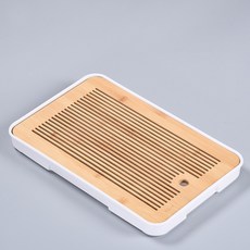 차반 트레이 미니멀 트레이가정용 스판롱티 장식 스테인레스 고급 단단한 세트 고원, 14 춘선다반(원색)백36x24cm