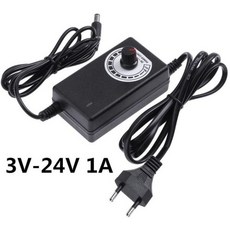 acdc어댑터 호환 어댑터 변압기 조절가능 AC DC 전원 공급 장치 3V 5V 6V 9V 12 V 15V 18V 24V 1A 2A 5A 범용 220V ~ 볼트 182721 3V-24V 1A