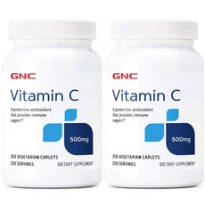 GNC Vitamin C 지앤씨 비타민C 500mg 250정 2개