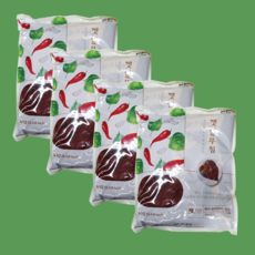 4kg 깻잎무침 4ea(박스) 반찬단지, 4개