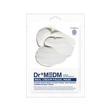 닥터메디엠 진정 3중 보습 각질 피부케어 리얼크림 페이스 마스크팩 5개입