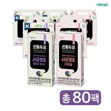 온통두유 서리태 통두유99.8 48팩+고칼슘 32팩 총 80팩, 없음