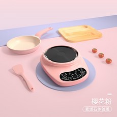 Dec.09 490번 미니 키친 진탕 어린이 세트로 요리하고 볶음하고 놀 수 있는 남자 여자아이 주방기구 소꿉장난감Z, 벚꽃 가루 [맥반석 체험 판]