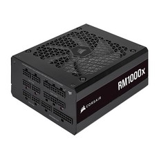 CORSAIR RM1000x 완전 모듈러 ATX 전원 공급 장치 - 80 PLUS 골드 - 저소음 팬 - 제로 RPM - 블랙, 1000W_블랙 | RMx, 1개