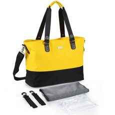 젬블링 가벼운 국민 기저귀가방 숄더백 이너백 쇼퍼백, 옐로우