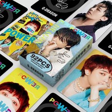 GD 지디 Power Too Bad 포카 포토카드 굿즈 92장, 60장 포카+32장 스티커