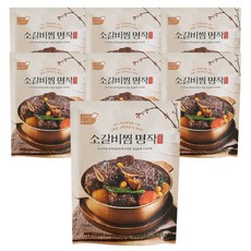 [김나운더키친] 롯데 단독! 소갈비찜 명작 500g*7팩 총 3.5kg, 7개, 500g