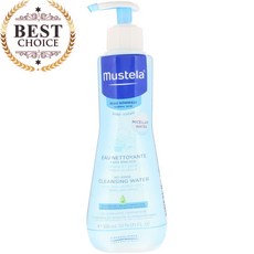 무스텔라 중성 피부용 베이비 노 린스 클렌징 워터 300 ml, 수량: 1　　　　　(상품코드291p)