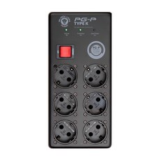 블랙라이언오디오 스튜디오급 클린필터 파워컨디셔너 접지 과부하차단 멀티탭 Portable Studio-Grade Power Conditioner & Surge Protector, PGP Type K, 1개