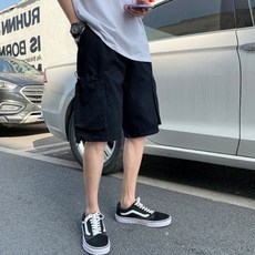 남자카고점프슈트