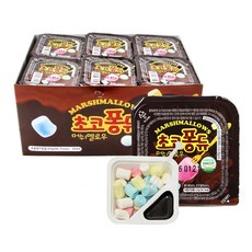 초코퐁듀 마시멜로우 초콜릿 마쉬멜로우 캠핑간식, 23g, 24개