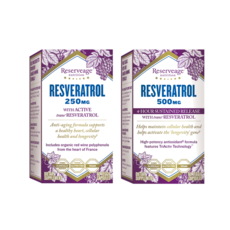 리저브에이지 레스베라트롤 250mg / 500mg 30캡슐, 옵션 1. 레스베라트롤 250mg 30캡슐