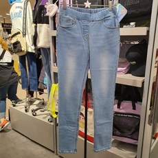 더데이걸 #불광# 일자 핏 밴딩 기모데님 청바지