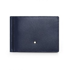 몽블랑 MONTBLANC 118296 마이스터스튁 머니 클립이 포함된 6cc 지갑 스몰 네이비