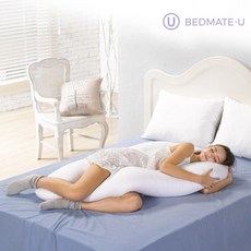 [베드메이트-유] [BEDMATE-U]베드메이트유 바디필로우 new 베이직(마이크로비즈 &, 충전재 Type:화이바 / 겉 커버 Color:블루그레이